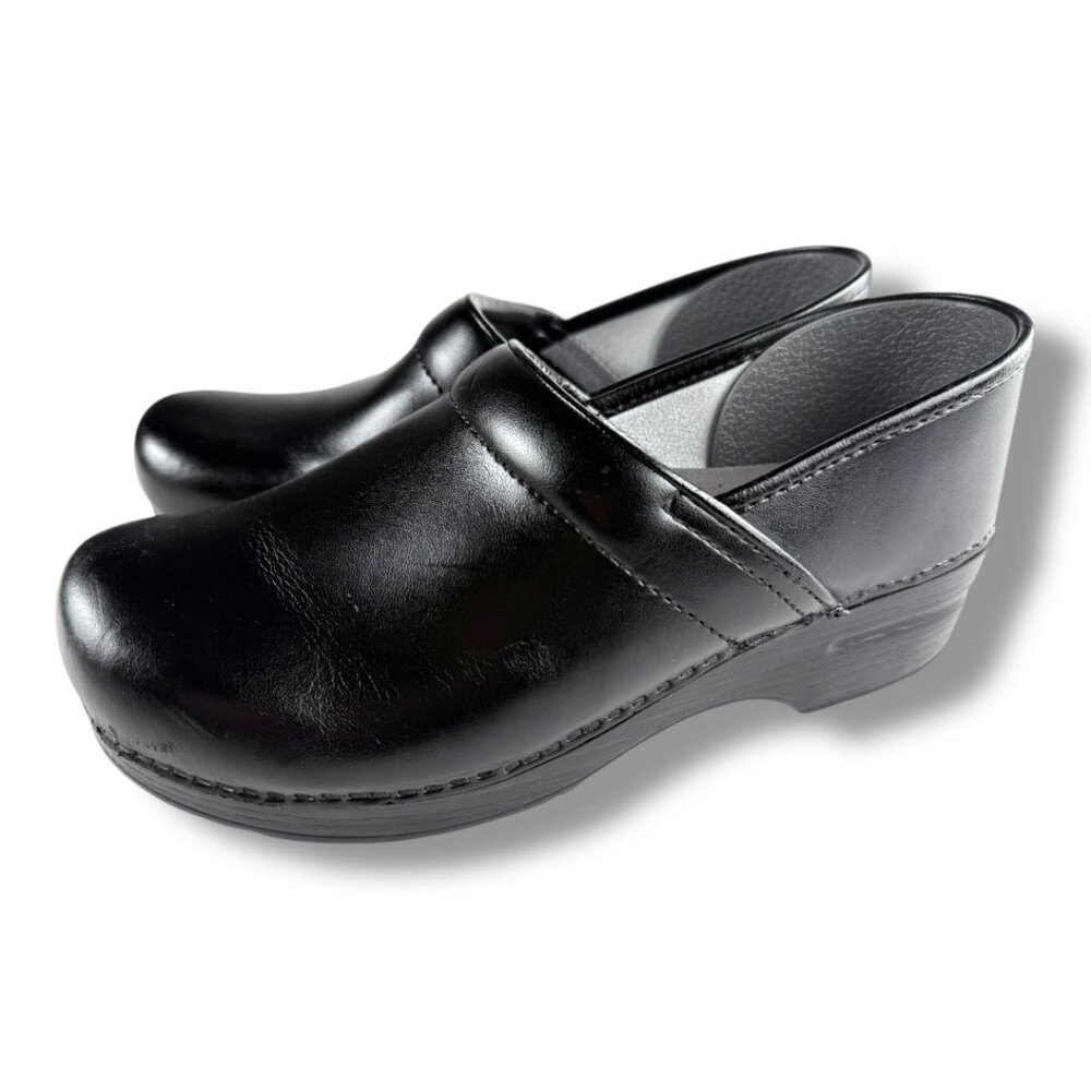 Dansko Professional Chef Kitchen Clogs Black Leat… - image 2